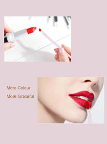 HMQ beauty 50入組水晶睫毛清潔刷,一次性眉毛刷和唇刷,適用於化妝 - 粉色 - 查看 3