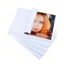 50 hojas Papel Fotográfico Adhesivo Glossy 135gr. A4. - Blanco - Ver 4