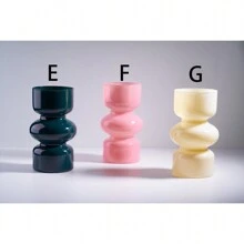 One Piece Glass Vases For Flowers For Home Decor, Holiday Gifts,Home Decor,Flower Vase,Centerpiece,Table Decor Birthday Graduation Room Decor