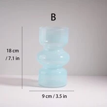 One Piece Glass Vases For Flowers For Home Decor, Holiday Gifts,Home Decor,Flower Vase,Centerpiece,Table Decor Birthday Graduation Room Decor