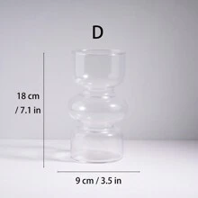 One Piece Glass Vases For Flowers For Home Decor, Holiday Gifts,Home Decor,Flower Vase,Centerpiece,Table Decor Birthday Graduation Room Decor