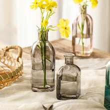 One Piece Small Colorful Vases For Flowers Glass Vases Make An Excellent Gift For A Variety Of Occasions, Such As Weddings, Anniversaries, Mother's Day, Or Housewarming Parties. They Come In Various Designs And Colors, Making It Easy To Find The Perfect Vase To Suit The Recipient's Tastes. Home Decor Room Decor Flower Vase - Multicolor - View 6