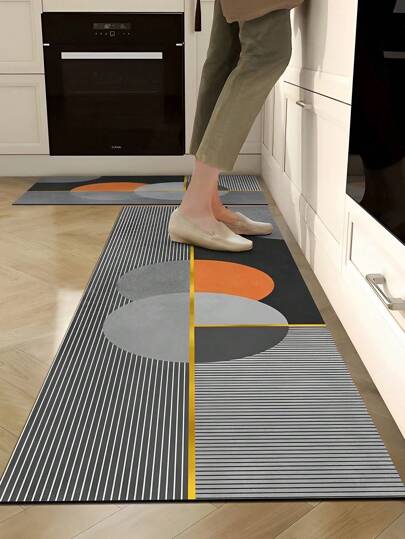 사치 & 단순화 스타일 부엌 돗자리 미끄럼 방지 방유 , 워터 흡수 욕실매트 & 속건 & 쉬운 청소 기능 , 소프트 지구 수분 흡수 매트 화장실 입구