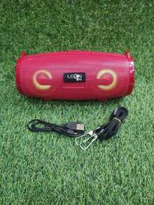 CAIXA DE SOM PORTÁTIL WIRELESS SPEAKER LEON GTS LO-222 - Vermelho - Visão 1