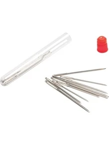 9 件/套多种尺寸的大眼针，不锈钢编织针，缝纫织补纱针，非常适合完成钩针和针织项目 - 彩色 - 查看 4