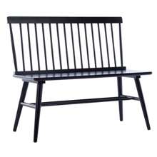 Duhome Spindle Love Seat Wood Bench