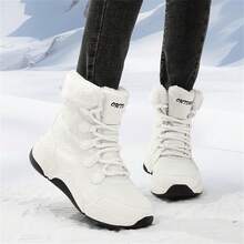 Nuevos Estilos De Botas De Nieve Para Mujeres, Zapatos Deportivos Cálidos Para Mujeres En Exteriores Para Invierno - Blanco - Ver 10