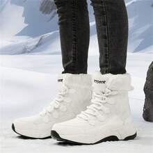 Nuevos Estilos De Botas De Nieve Para Mujeres, Zapatos Deportivos Cálidos Para Mujeres En Exteriores Para Invierno - Blanco - Ver 6