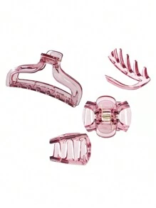 4pcs Non-Heated Hair Rollers Set For Quick Hair Styling, Suitable For Professional Salon And Home Use,Hair Curlers,Curly Hair Brush,Rollers,Curly Hair Products,Curler,Rollers For Hair,Hair Curl,Curly Hair Tools,Hair Roller,Hair,Hair Rollers,Curly Hair,Heatless Curl,Heatless Curls,Hair Curler,Barber,Hair Tools,Hair Products,Hair Accessories,Hair Curlers,Barber Accessories,Travel,Rollers,Hair Stuff,Hair Accessories,Curly Hair Products,Curler,Rollers For Hair,Hairdressing Equipment,Accessories,Hair Curl,Curly Hair Tools,Hair Roller,Christmas,Barbershop,Hair Curling Iron, Barber Accessories, Hair Accessories, Curling Iron, Hairdressing,Curly Hair, Hair Curler, Hair Rollers, Heatless Curl, Heatless Curls, Rollers, Hair Curlers, Curly Hair Products, Hair Curl, Hair Roller, Rollers For Hair, Curly Hair Tools, Heatless Curlers,Hair, Accessories, Hair Products, Hair Tools, Hair Stuff, Hair Care, Curly Hair Brush, Barber, Barber Accessories, Hairdressing Equipment - Pink - View 3