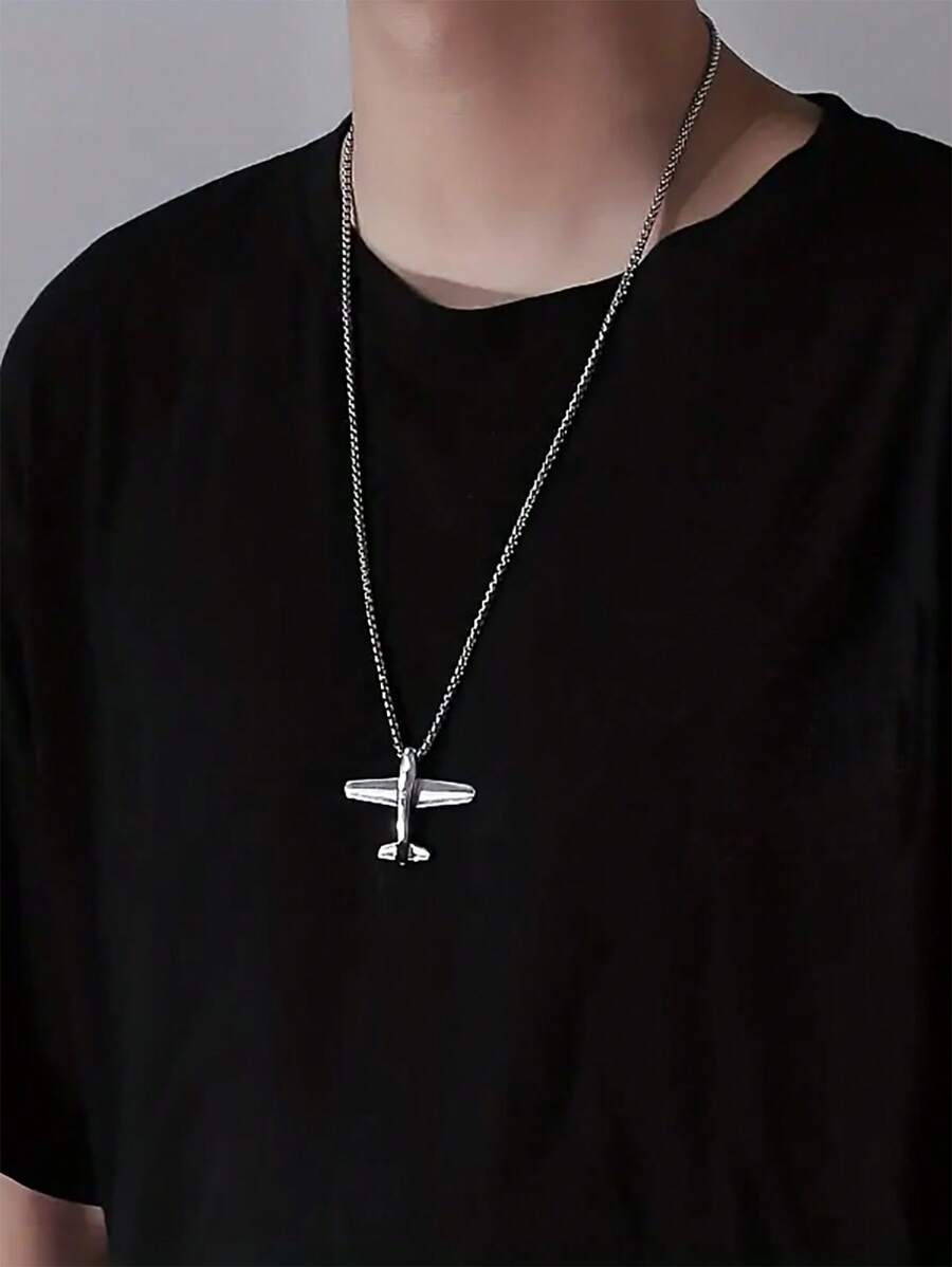 Dây chuyền mặt dây chuyền nam - Màu Bạc Cổ - Xem 1