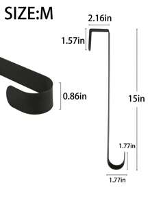 1 件节日装饰花环门挂，非常适合圣诞节、农历新年、情人节、欢迎标志、门挂无划痕、圣诞节 - 白色 - 查看 3