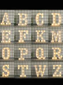 Ele-Gate Lamp Decoration Alphabet Letters - OO - View 1