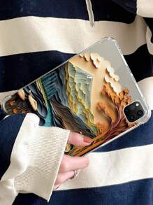 透明绘画图案 Tpu 保护壳带四角气垫 适用于 iPad Pro - 彩色 - 查看 5