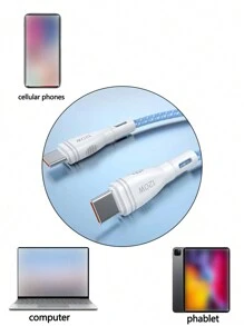 6A 120w Super Fast Type C Charging Cable - Blue - View 9