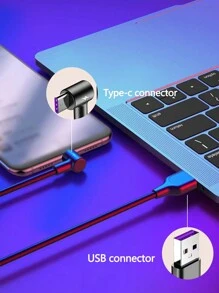 5A Fast Charging Data Cable - Black - View 7