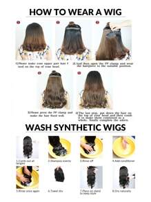 26英寸马尾双色混合假发女长发拉绳马尾直发自然隐形长直马尾 - 間色 - 查看 7