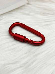 1 Miếng 8cm Dày lên Hình chữ D Khóa Móc Kẹp Với vít Hạt , Máy bay Hợp kim nhôm - Đỏ - Xem 3