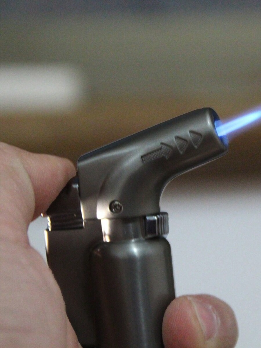 All Metal Elbow Butane Torch, Kitchen Torch Lighter, Cooking Refillable