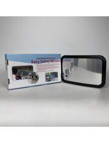 1入組嬰兒汽車座椅安全鏡,後向安裝嬰兒安全鏡進行觀察 - 黑色 - 查看 8