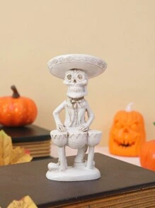 1pc New Arrival Musical Skull Decoration For Home Decor - Ginger - View 1