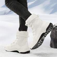 Nuevos Estilos De Botas De Nieve Para Mujeres, Zapatos Deportivos Cálidos Para Mujeres En Exteriores Para Invierno - Blanco - Ver 8