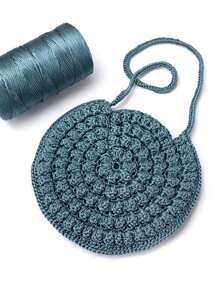 1.5mm Ice Ramie Silk Thread Medium Fine Hand Woven Summer Hat & Sun Hat & Shoes Diy Material, Crocheting, Hollow Core Thread