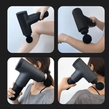 TOP CENTER ONLINE Massageador Muscular Elétrico 6 Ajustes De Intensidade - Preto - Visão 3