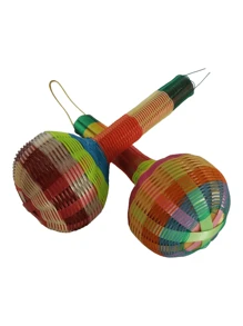 2 Sonajas Para Bebé Infantil Juguete Con Sonido Estimulante Niños