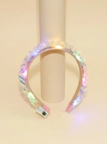 时尚闪亮青少年发带 - 彩色 - 查看 2