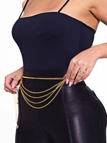 Women Waist Chains - Gold - View 3
