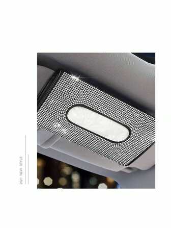 Boîte à mouchoirs avec strass