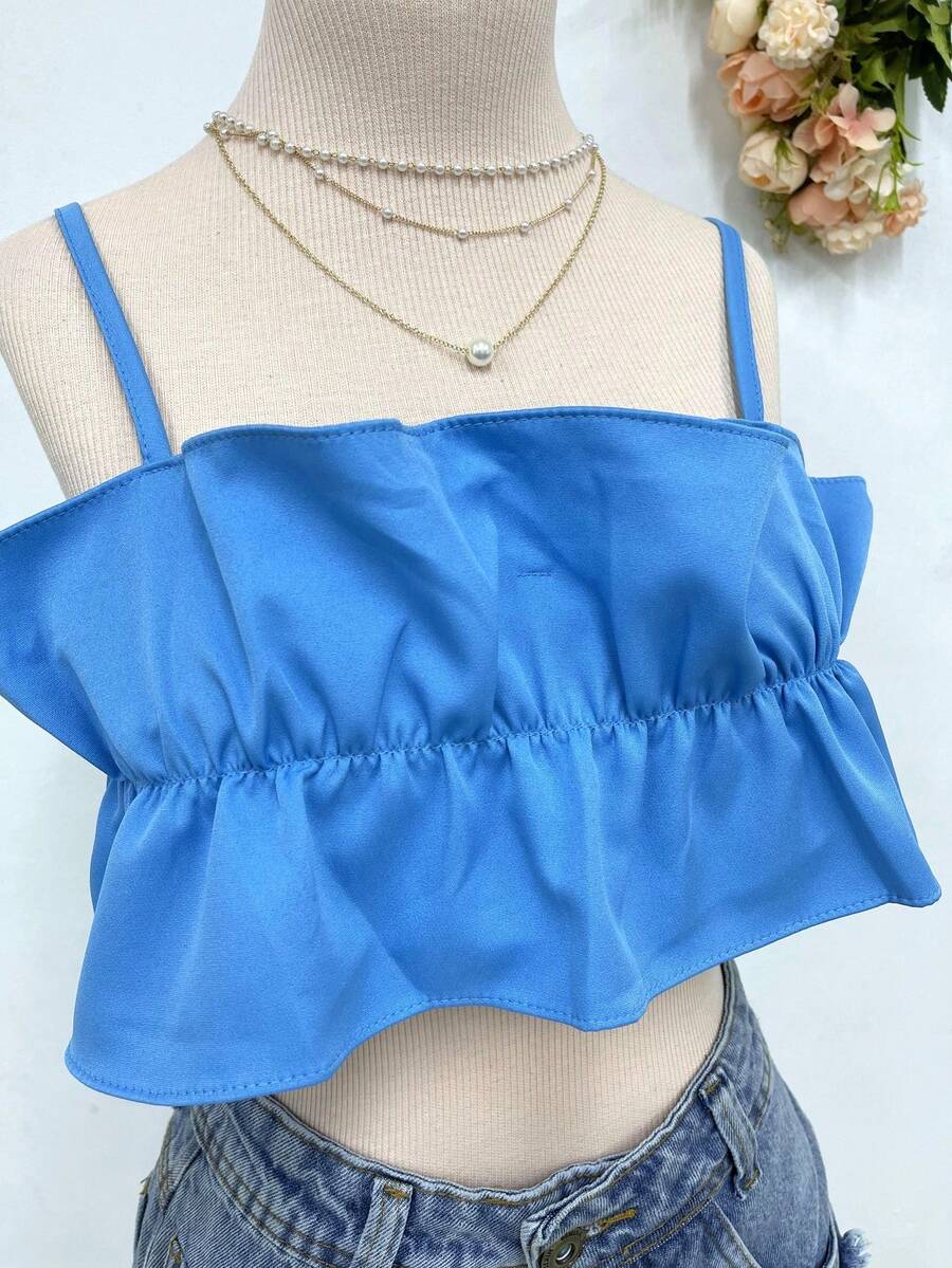Women Tops - Màu xanh lam - Xem 1