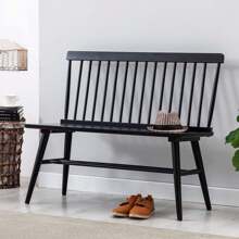 Duhome Spindle Love Seat Wood Bench