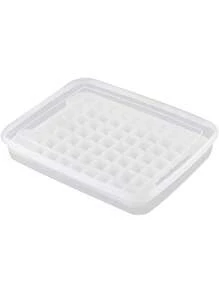 1 Pieza de Molde para hielos en forma de cubo Multi Cuadro, Molde de Cocina para cubitos de hielo, Molde para hacer hielo, Bandejas para hacer cubitos de hielo para congelador - transparente - Ver 3