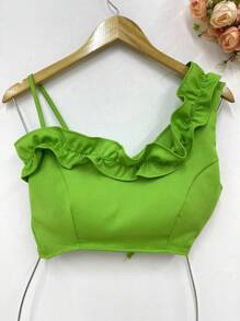 Women Tops - 青檸色 - 查看 1