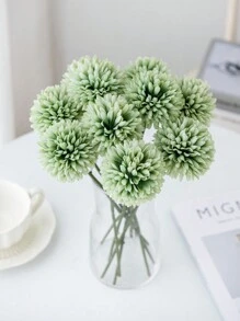 5入/10入人工柿子、菊花、繡球花束，家居花瓶裝飾，餐廳、臥室、花藝擺設，婚禮、新娘手捧花、手腕花、胸花DIY材料，生日派對裝飾材料，情人節禮物和新年禮品