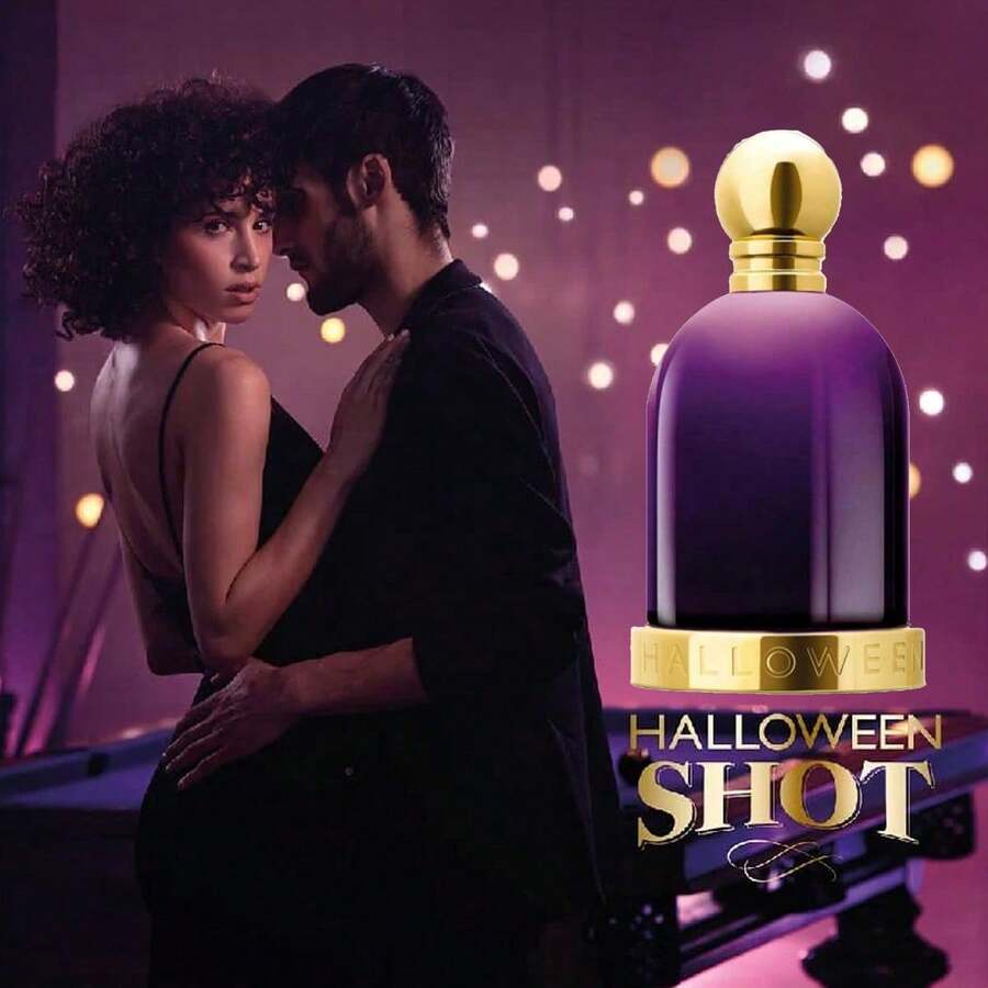 Nước hoa HALLOWEEN SHOT 3.4 OZ EDT dành cho nữ Xịt nước hoa hương hoa hổ phách Vani Caramel dành cho nữ - Màu tím - Xem 1