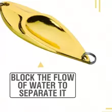 1入組金屬湯匙魚餌金屬餌低音餌羽毛圖案鉤釣魚工具