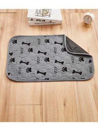 1Pc Washable Pee Pads for Dogs, Reusable Pet Pee Pads, Puppy Pads with Fast Absorbent,Waterproof and Non-Slip pet Training Pads