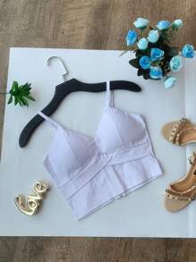 Women Tank Tops & Camis - 白色 - 查看 1