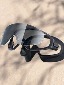 2pcs/Set (Swimming Cap + Swimming Goggles) Waterproof Anti-Fog High Definition Professional Myopia Large Frame Swimming Goggles, Unisex Swimming Cap Equipment Diving Mask