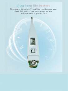 Termómetro Digital Rápido 8-Seg: LCD - Azul y blanco - Ver 8