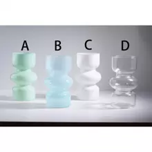 One Piece Glass Vases For Flowers For Home Decor, Holiday Gifts,Home Decor,Flower Vase,Centerpiece,Table Decor Birthday Graduation Room Decor