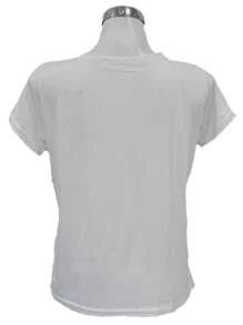 T-Shirt Sublimated Colibri Flowers Animals Birds Curvy - White - View 2