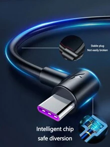 5A Fast Charging Data Cable - Black - View 8