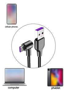 5A Fast Charging Data Cable - Black - View 9