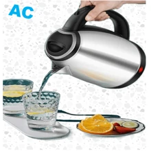 Stainless Steel Electric Water Kettle - Silver - View 3