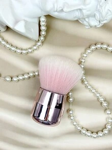 1支蘑菇形狀的散粉刷,額外大的指甲灰塵刷,清潔刷,超柔軟蓬鬆的化妝刷 - 藕粉色 - 查看 5