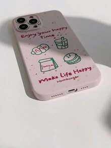 Guca Woven Purple Sausage Burger Tpu Full Body Protective Case Compatible With Apple Iphone - Multicolor - View 7