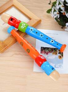 1入組幼兒演奏orff豎笛(隨機顏色) - 彩色 - 查看 2